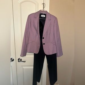 Size 10 Le Suit Pink Tweed Women’s Suit